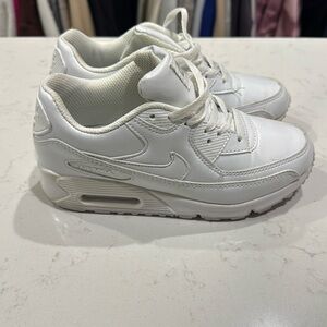 All White Nike Air Max